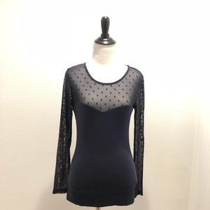 H&M Polka Dot Top, Size Small